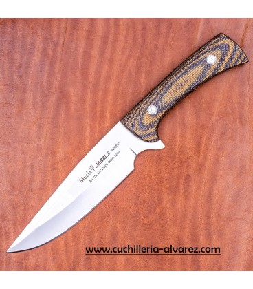 Muela JABALI-17G Micarta Yute mostaza-marron