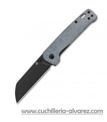 QSP Knife Penguin QS130B2 Penguin Linerlock Denim Mic