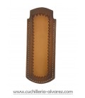 Funda de piel FJC4D MARRON artesana JOSE CARBALLIDO doble