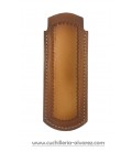 Funda de piel FJC4D MARRON7 artesana JOSE CARBALLIDO doble