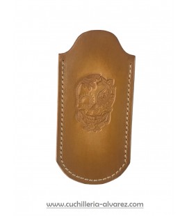 Funda marinera de piel FJCMAR4 artesana JOSE CARBALLIDO doble