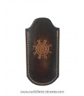 Funda marinera de piel FJCMAR5 artesana JOSE CARBALLIDO doble