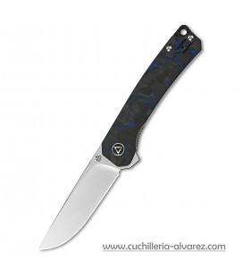 QSP Knife QS139G1 OSPREY Linerlock Fibra de Carbono azul