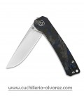 QSP Knife QS139G1 OSPREY Linerlock Fibra de Carbono azul