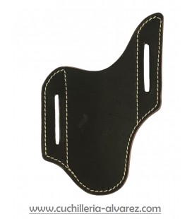 Funda cinturon de piel FJCCIN marron artesana JOSE CARBALLIDO