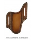 Funda cinturon de piel FJCCIN10 marron artesana JOSE CARBALLIDO