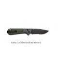 Benchmade REDOUBT SERRATED Grivory gris/verde 430SBK