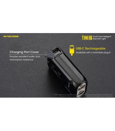 Linterna NITECORE TINI2 SS Versión de acero