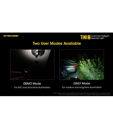Linterna NITECORE TINI2 SS Versión de acero