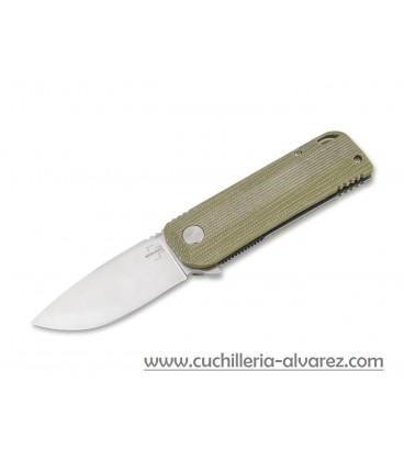 Navaja Boker Plus BABA YAGA Micarta verde 01BO386