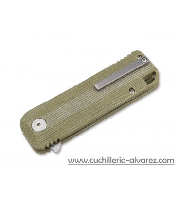 Navaja Boker Plus BABA YAGA Micarta verde 01BO386