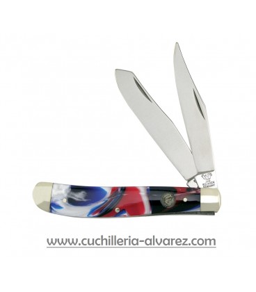 Navaja Hen & Rooster Trapper Star Resin HR412STAR