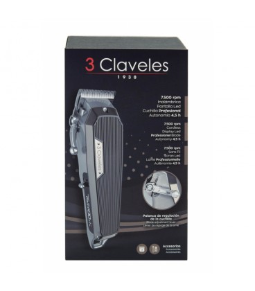 Maquina profesional 3 CLAVELES Inalámbrico Metálica - 7.500 rpm