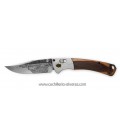 Benchmade MINI CROOKED RIVER Bull Elk Limited Edition Artist Series 15085-2201