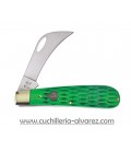 Navaja Hen & Rooster Hawkbill Green Pick Bone HR441GPB