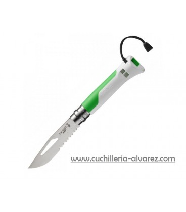 Opinel Nº8 OUTDOOR FLUO VERT
