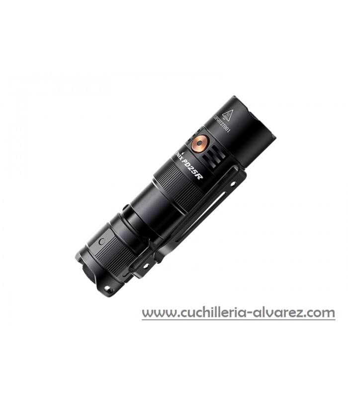 Linterna Fenix PD25R 800 lúmens de máxima potencia, con 5 modos
