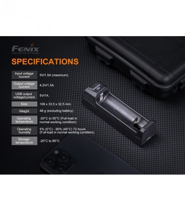 Cargador baterias Fenix ARE-X1-V2.0