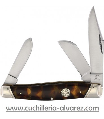 Navaja ROUGHT RYDER Stockman Imitation Tortoise RR2439