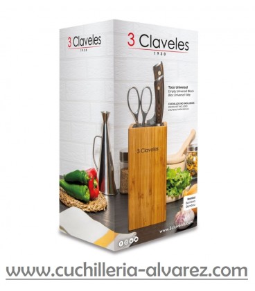 Taco/Soporte Universal Bambu 3 Claveles 01747