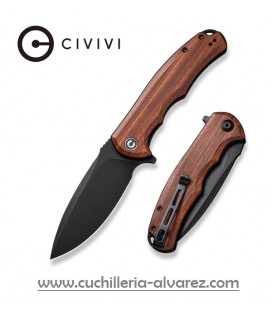 CIVIVI PRAXIS 801H Flipper Knife Wood Handle