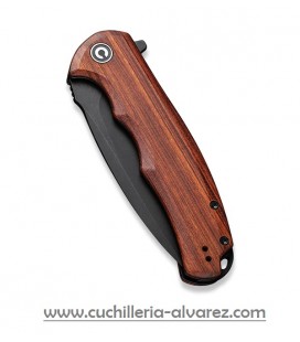 CIVIVI PRAXIS 801H Flipper Knife Wood Handle