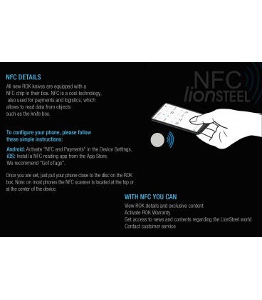 Navaja Lionsteel ROK B TITANIUM BRONZO