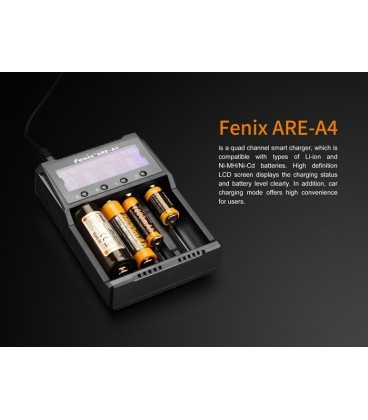 Cargador baterias Fenix ARE-A4