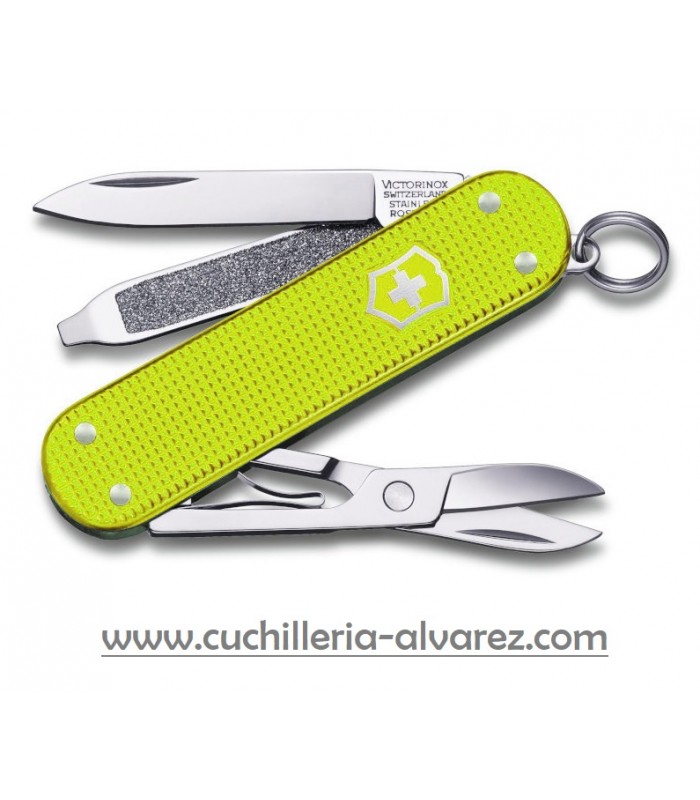 Victorinox CLASSIC SD ALOX 0.6221.L23 Electric Yelow Alox Scales LIMITED  EDITION 2023