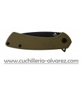 Buck ONSET Framelock G10 Green 040BRS