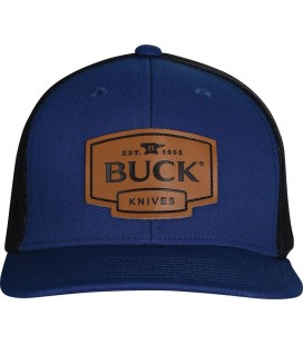 Gorra BUCK Leather Logo Patch Cap Blue 89159