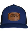 Gorra BUCK Leather Logo Patch Cap Blue 89159
