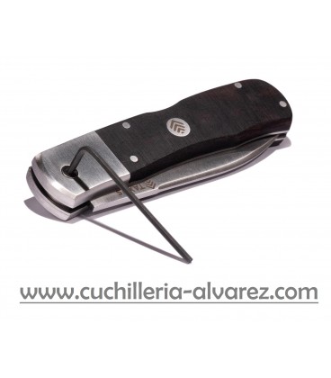 Navaja TAXUS KNIVES GENTLEMAN RWL34 GRANADILLO