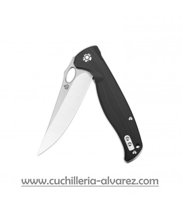 QSP Knife Gavial Linerlock G10 Black QS126C