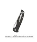 QSP Knife Gavial Linerlock G10 Micarta marron QS126D1