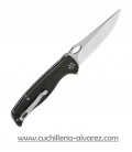 QSP Knife Gavial Linerlock G10 Micarta marron QS126D1