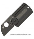 Spyderco DOG TAG FOLDER CF/G-10 LAMINATE BLACK C188CFBBKP