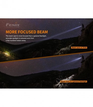 Linterna Fenix TK30 500 Lumens, 1200 metros