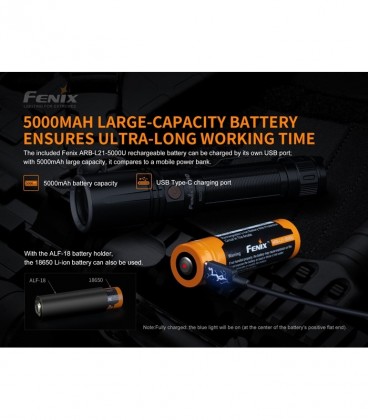 Linterna Fenix TK30 500 Lumens, 1200 metros