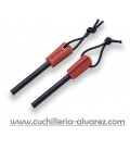 Cuchillo Joker erizo CN81-P NARANJA f. cuero + pedernal