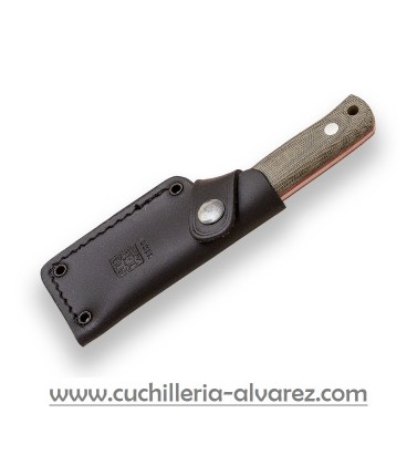 Cuchillo Joker Erizo CV81 micarta verde