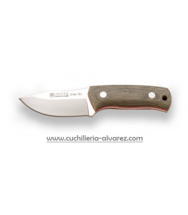 Cuchillo Joker Erizo CV81 micarta verde