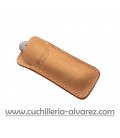 Funda LIONSTEEL piel marron con clip 900FDV3 SN