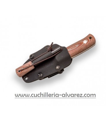 Cuchillo Joker erizo CD81-F Marron f. kidex + pedernal