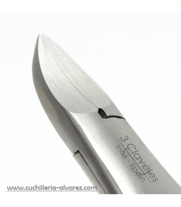 Alicate uñas 3 CLAVELES 12107