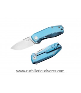 Navaja Lionsteel Nano LSNA01 BL titanio Azul