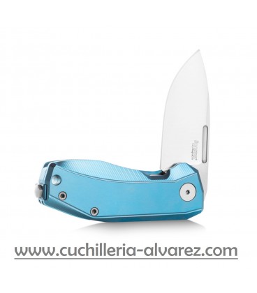 Navaja Lionsteel Nano LSNA01 BL Aluminio Azul
