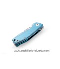 Navaja Lionsteel Nano LSNA01 BL Aluminio Azul