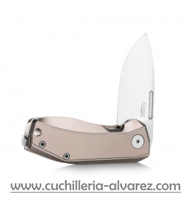 Navaja Lionsteel LSNA01 BR Titanio bronce