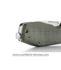 Navaja Lionsteel Nano LSNA01 CVG Micarta verde